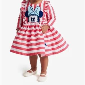 Disney Baby from Disney Store Minnie Mouse Long Sleeve Dress, girls Sz 12-18 mo